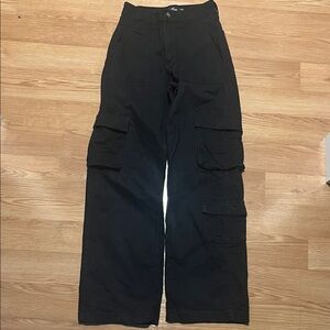 Women's Hollister Black Cargo Pants